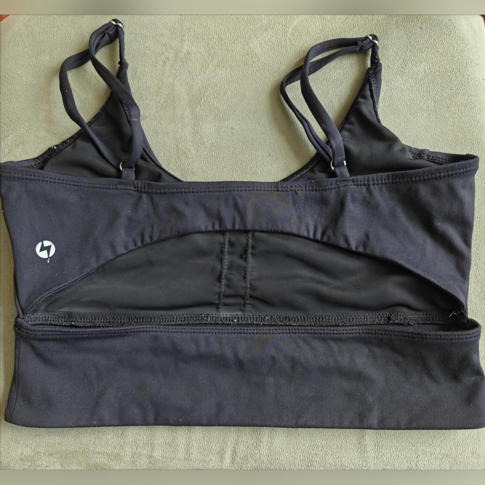 Black Sports Bra - Picture 4 of 4